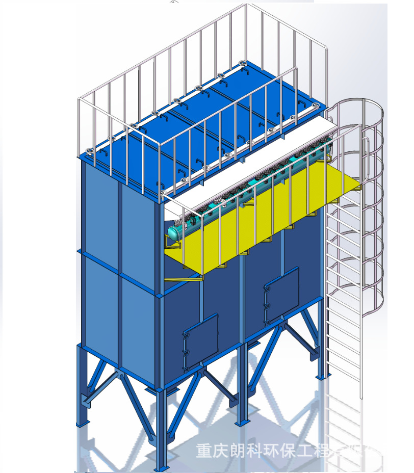 锅炉布袋除尘器大型脉冲布袋除尘器 工业铸造车间粉尘净化设备