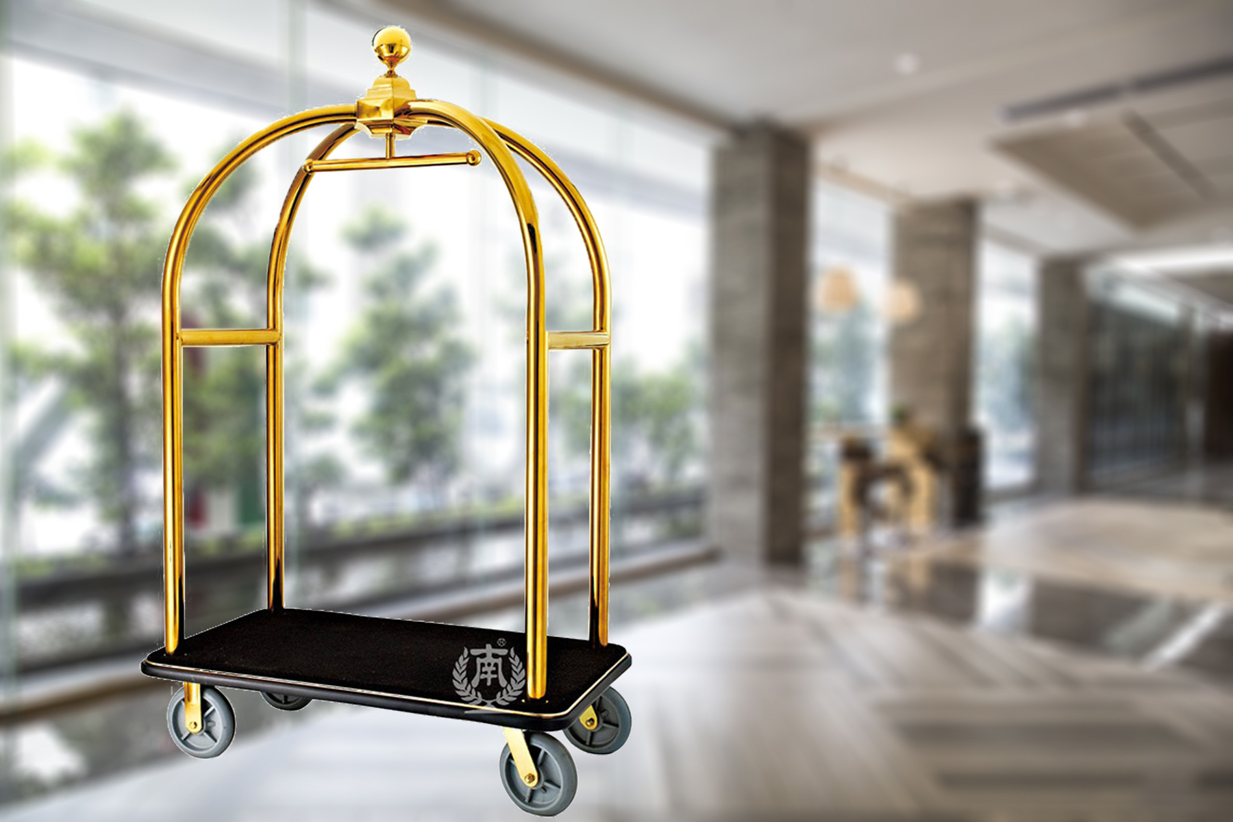 南方酒店用品xl-2宾馆旅馆星级酒店服务手推行李车坚固优质宽大