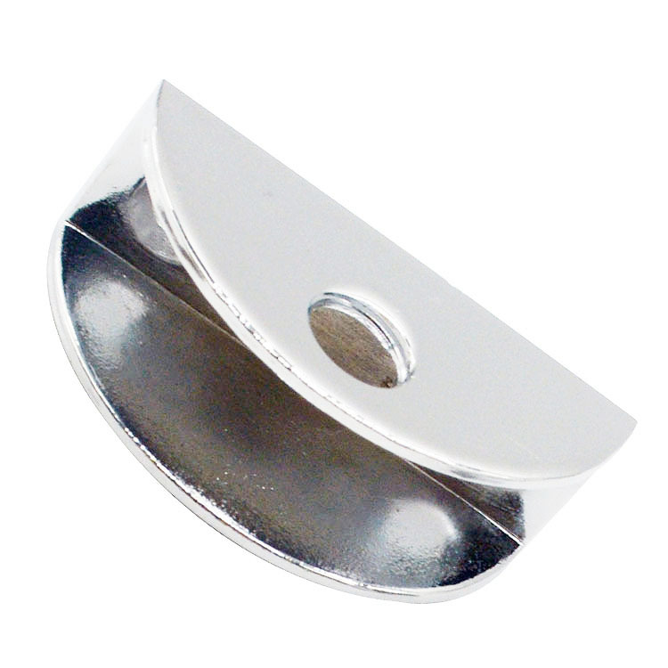 托普登玻璃隔板层托置物架固定托支架玻璃托u型玻璃夹五金配件