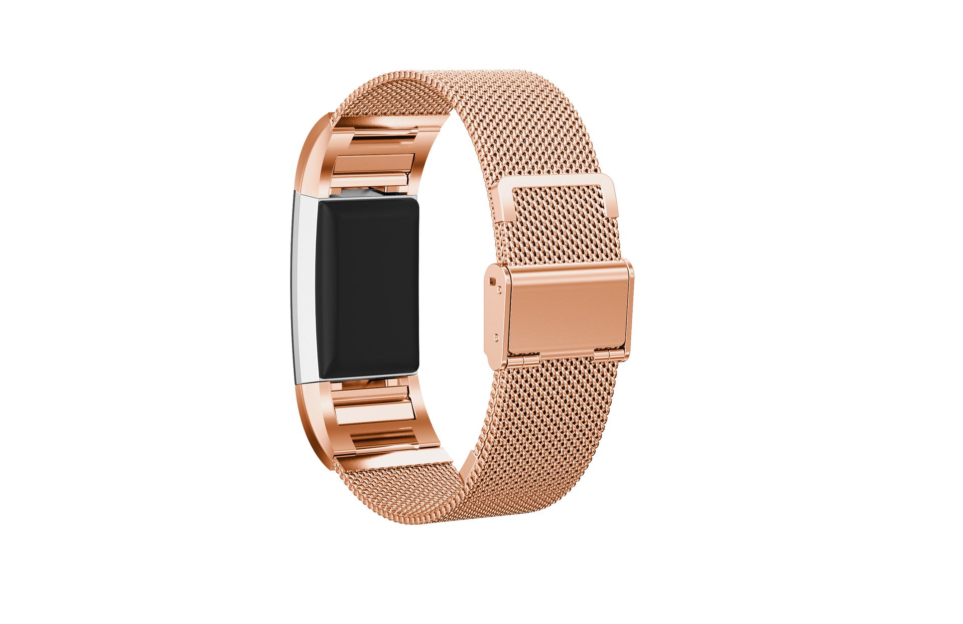 适用fitbit charge2米兰表带 charge2不锈钢表带米兰尼斯磁吸腕带