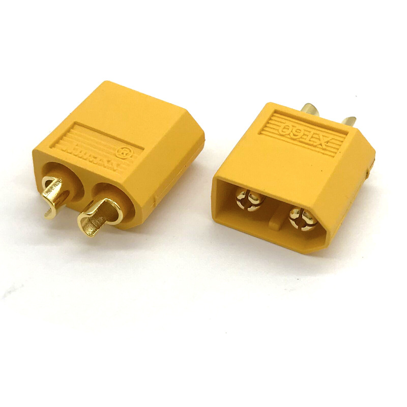 高品质电池插头 xt60连接器 防火阻燃电池接插件 无人机接线端子