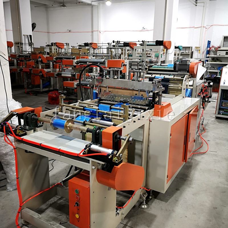 生产单道无芯手动自动换卷垃圾袋制袋机 厂家直销全自动一体设备