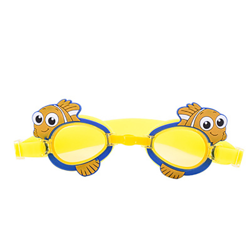 新奇特卡通硅胶泳镜可调节扣带多造型卡通可爱儿童游泳眼镜