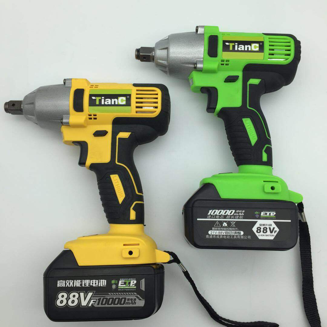 厂家批发锂电冲击充电电动扳手电钻架子工木工汽修风炮电动工具