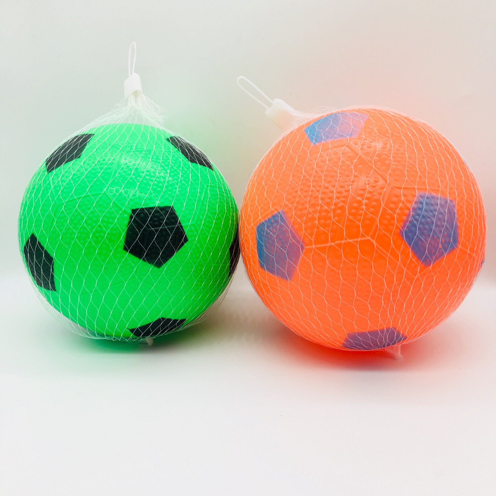 皮球篮球网袋29cm足球可充气弹力球网袋pvc橡胶球儿童玩具批发