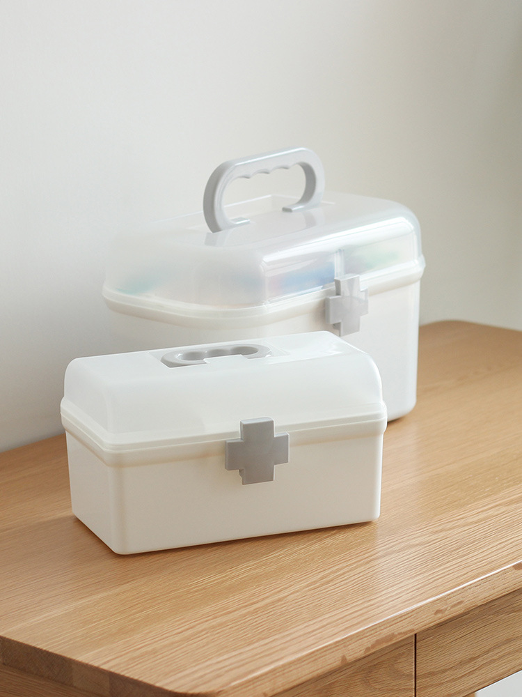 药箱家用家庭装收纳盒小号塑料多层幼儿园儿童宝宝婴儿小医药箱