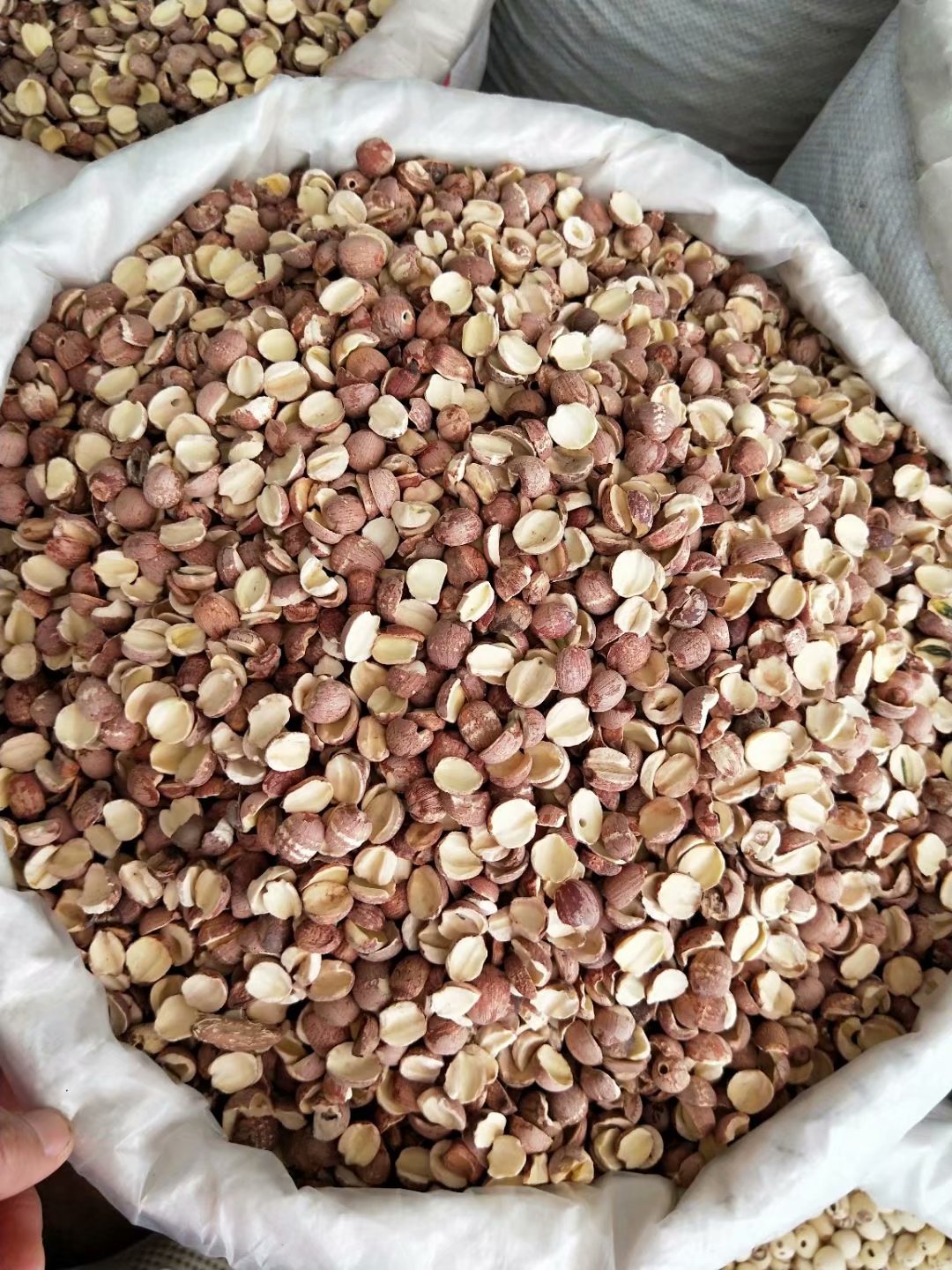 红莲子开边去心红莲子每件500克