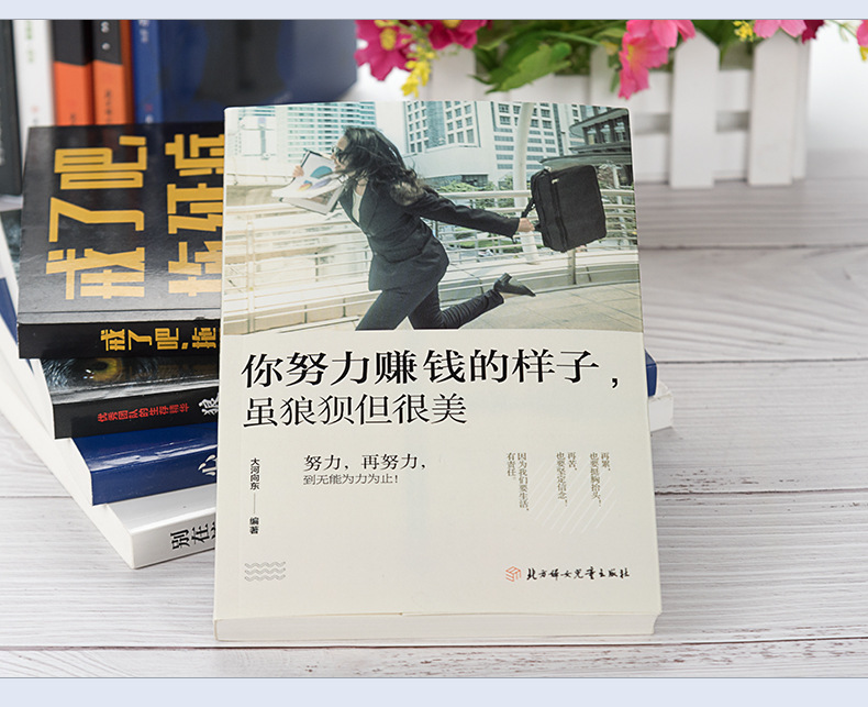 你努力的样子虽狼狈但很美正能量心灵修养青春文学励志书籍