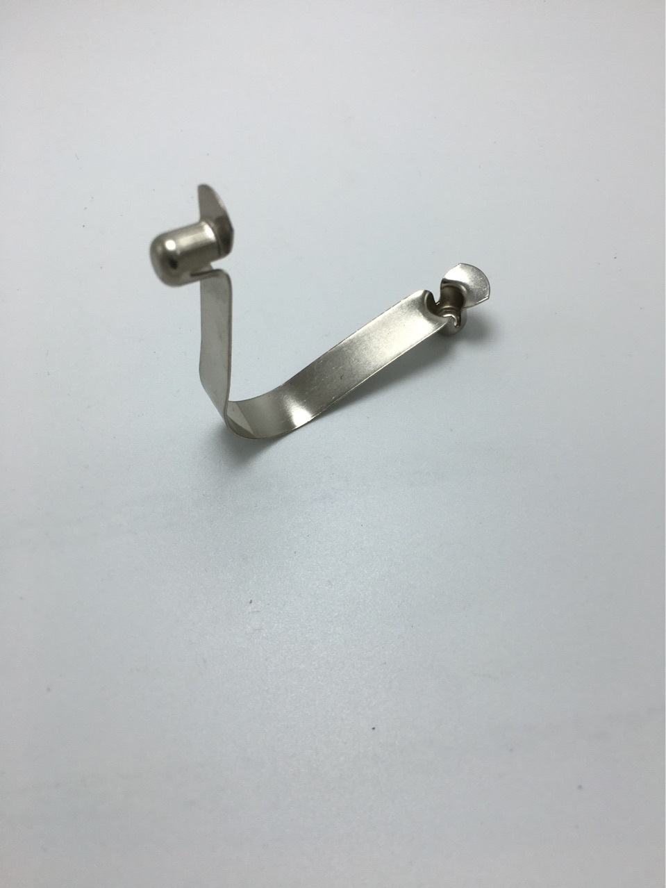 广告帐篷 雨伞管内孔定位单头双头实心弹扣 弹簧扣 v型弹片