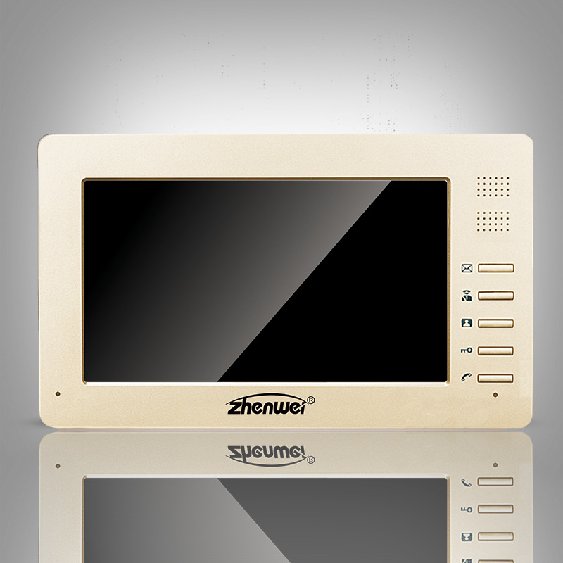 振威7寸室内分机 全数字系统楼宇对讲 可视对讲系统十大品牌