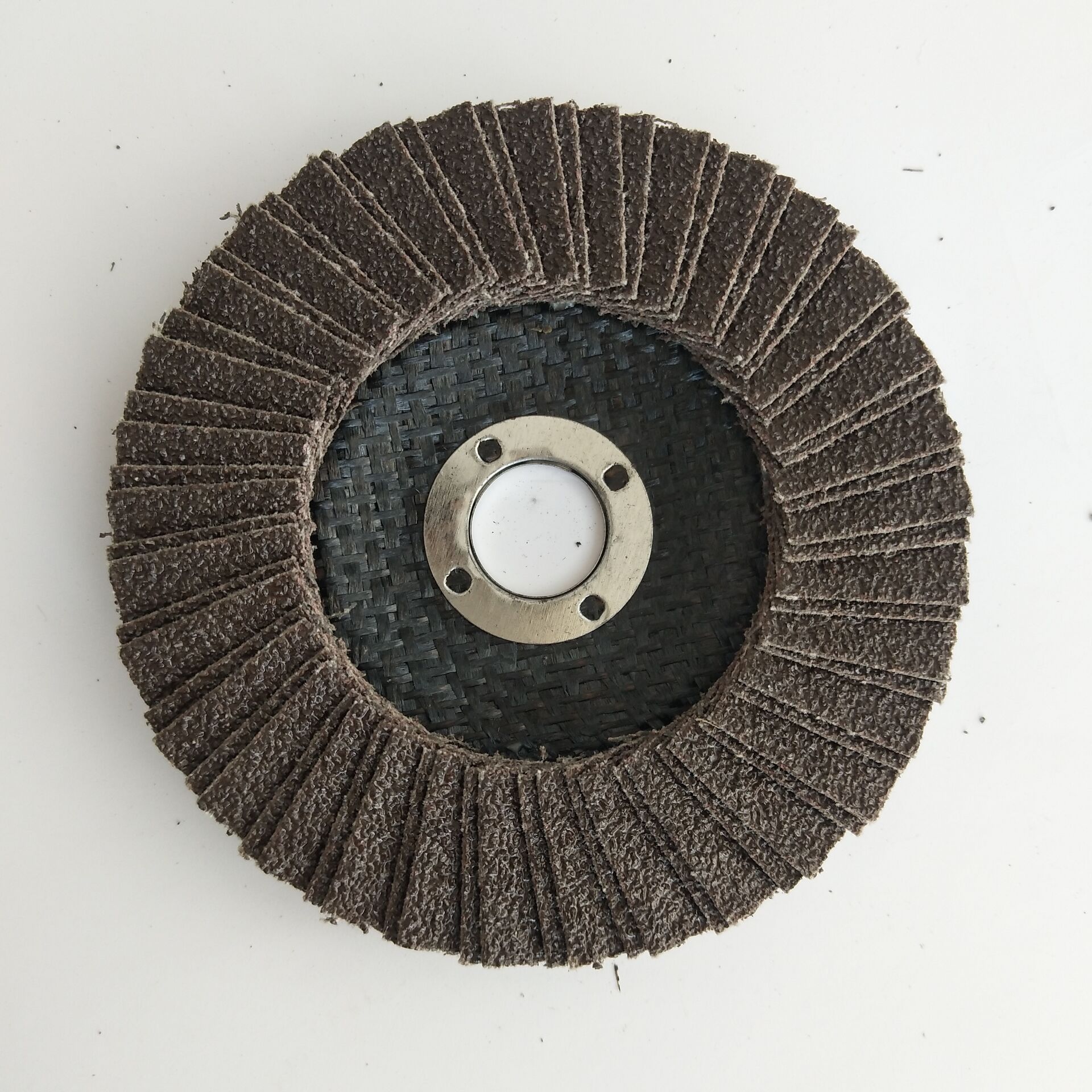 玻璃钢专用 100双片 加厚黑砂 打磨百叶片 百叶轮 百页片 百页轮