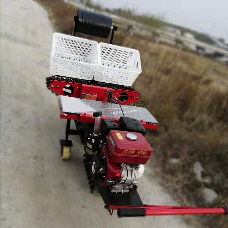 株距深度可调节大葱移栽机 自走式插葱机生产厂家 双行大葱种植机