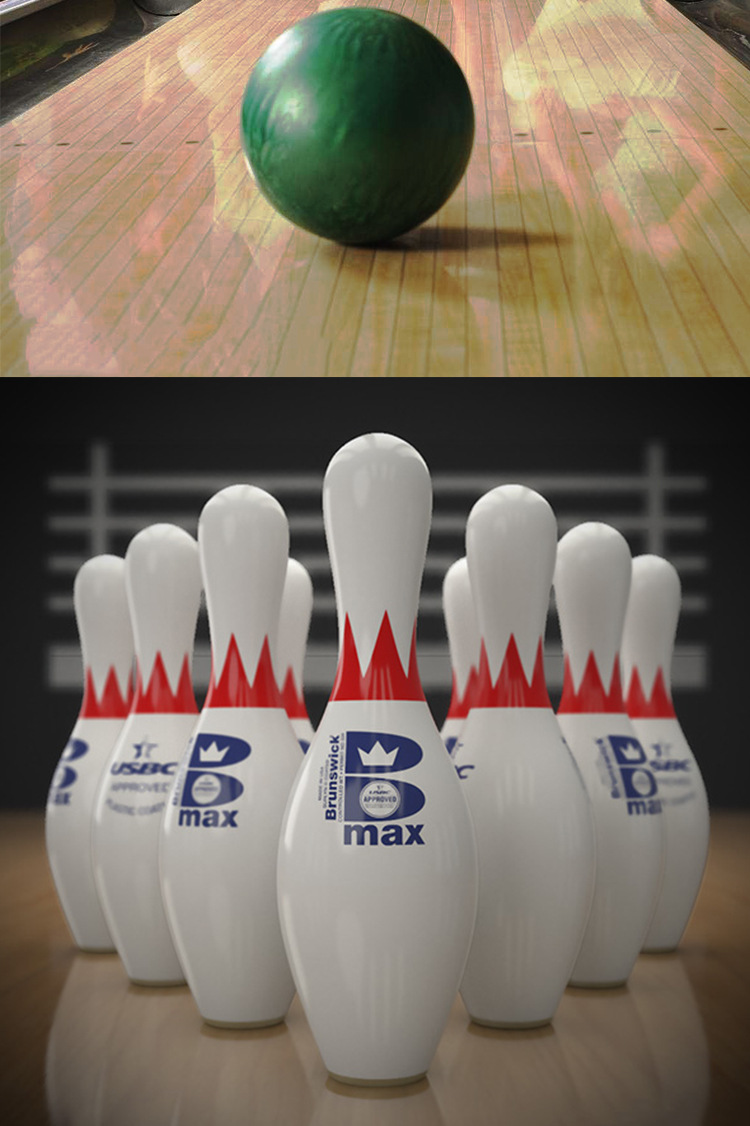 全新保龄球瓶 标准专业保龄球瓶 brunswick保龄球馆用品