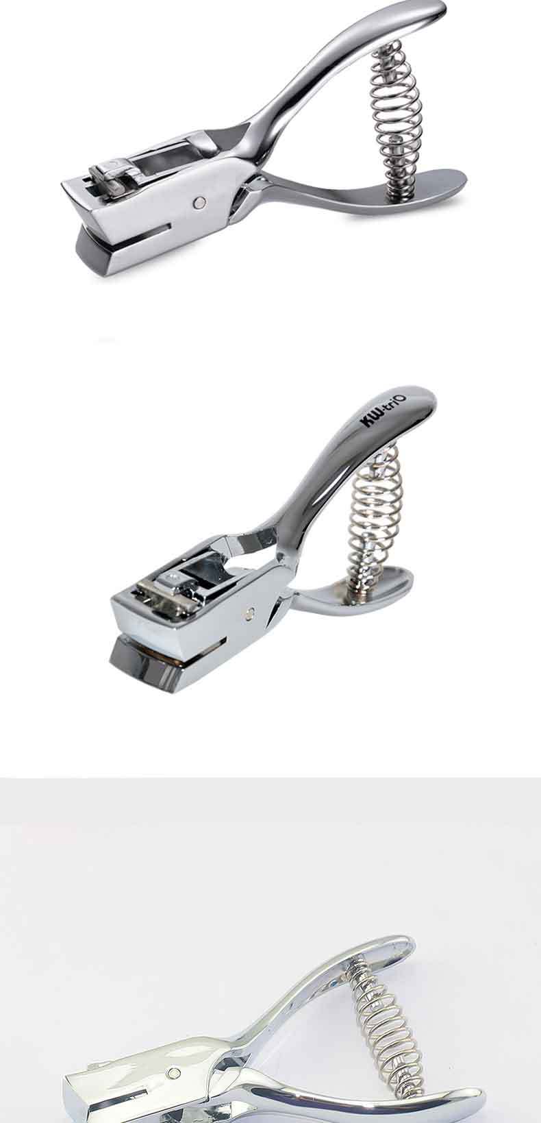 可得优 手握式单孔打孔机no.9772打孔钳椭圆孔单孔检票器可打8张