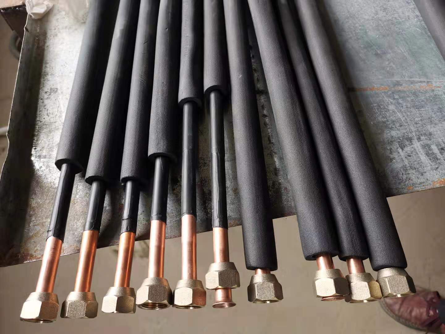 标配管空调铝管 空调连接管 黑色pe铝管 铜铝管带钠子