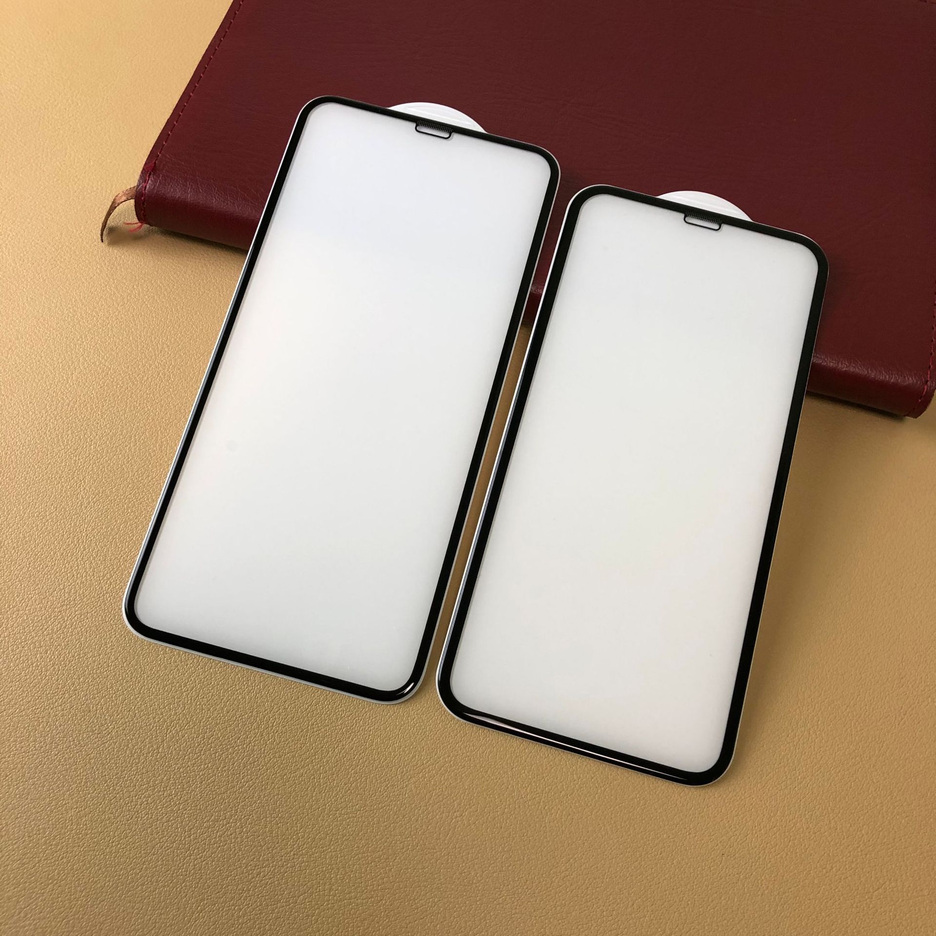 适用苹果iphone7/8plus 3d曲面全胶钢化膜xs/xr 3d满版电镀钢化膜