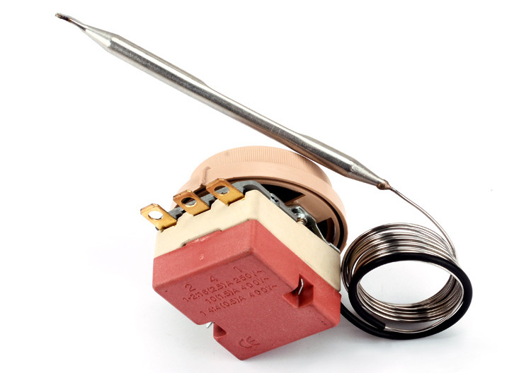 厂家直销冰箱温控器配件三脚通用型冷柜配件开关探头0.7米调温器