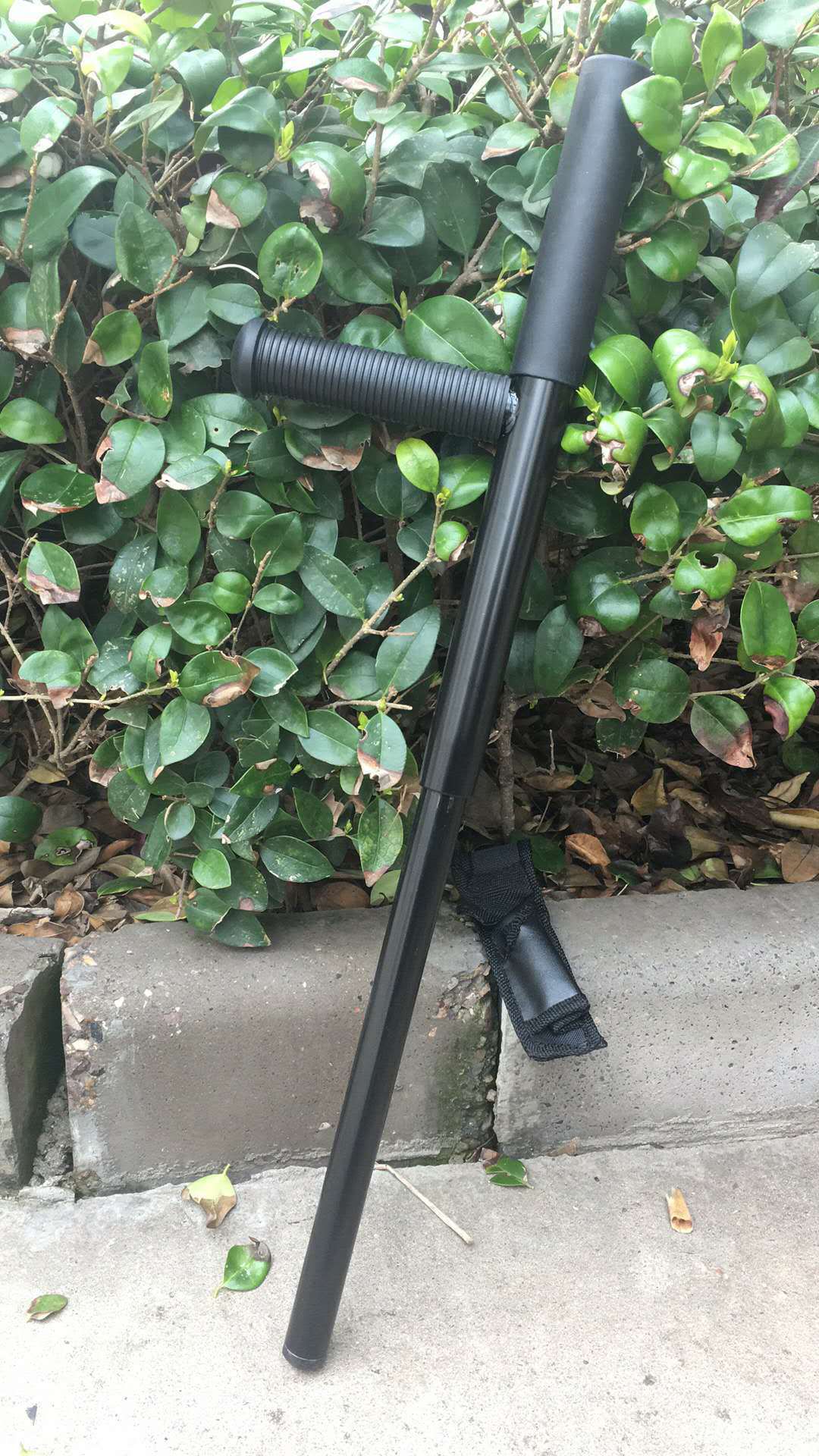 t型拐棍钢伸缩武术防卫保安器材丁字棍保安用品t字棍拐棍武术用品