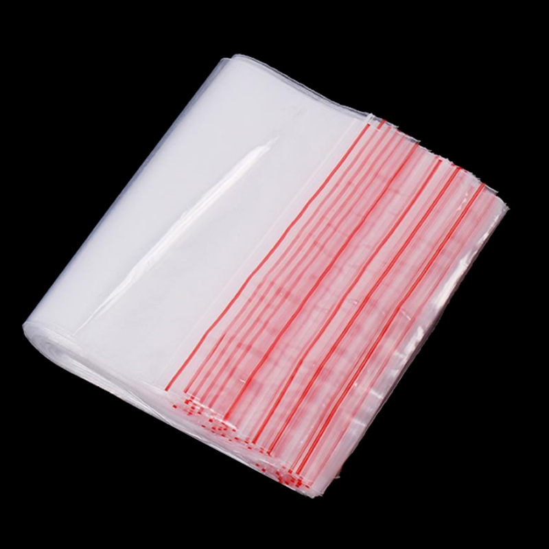 现货批发自封袋透明塑料袋pe密封袋封口袋大服装袋食品包装袋