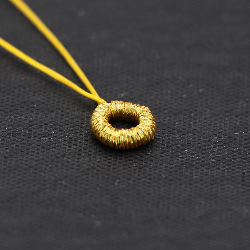 匠心 编织拉圈线圈 中国结纯手绳diy配件拉环 多色厂家批发现货