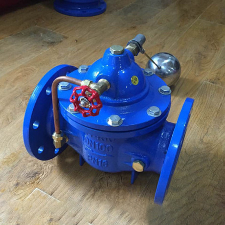 dc100x-16q遥控浮球阀 重庆水利控制阀图片_高清图-重庆大才阀门制造