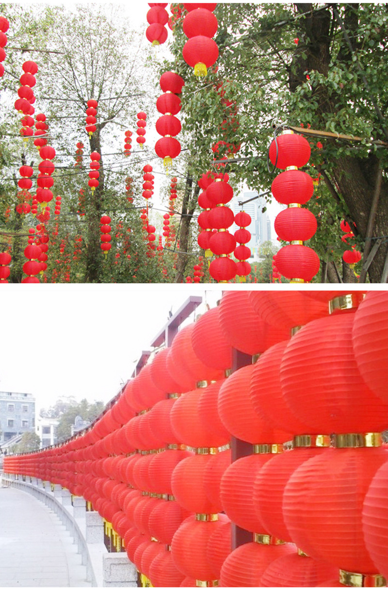 拉丝灯笼厂家定制韩式拉丝灯笼批发连串广告户外防水装饰冬瓜灯笼