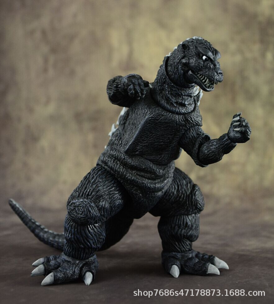 neca 哥斯拉手办玩具 1954哥斯拉电影版 初代怪兽7寸可动模型摆件