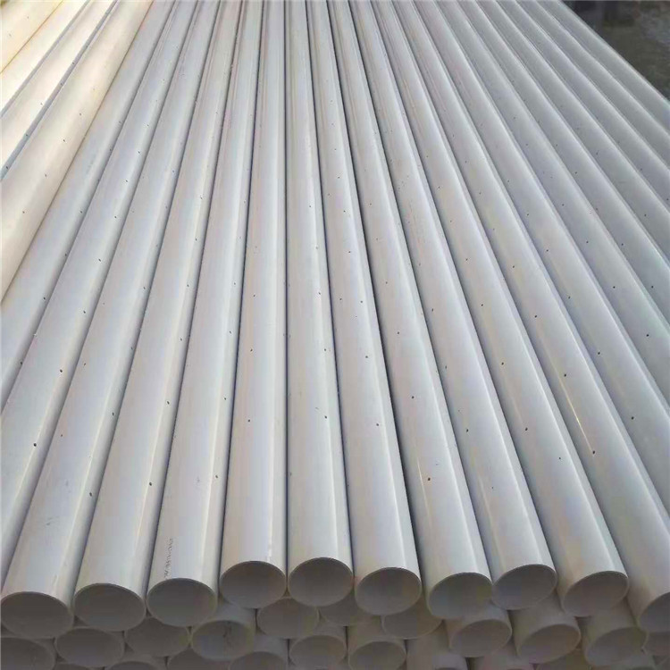 pvc打孔透水花管 110pvc渗水管可按要求开孔