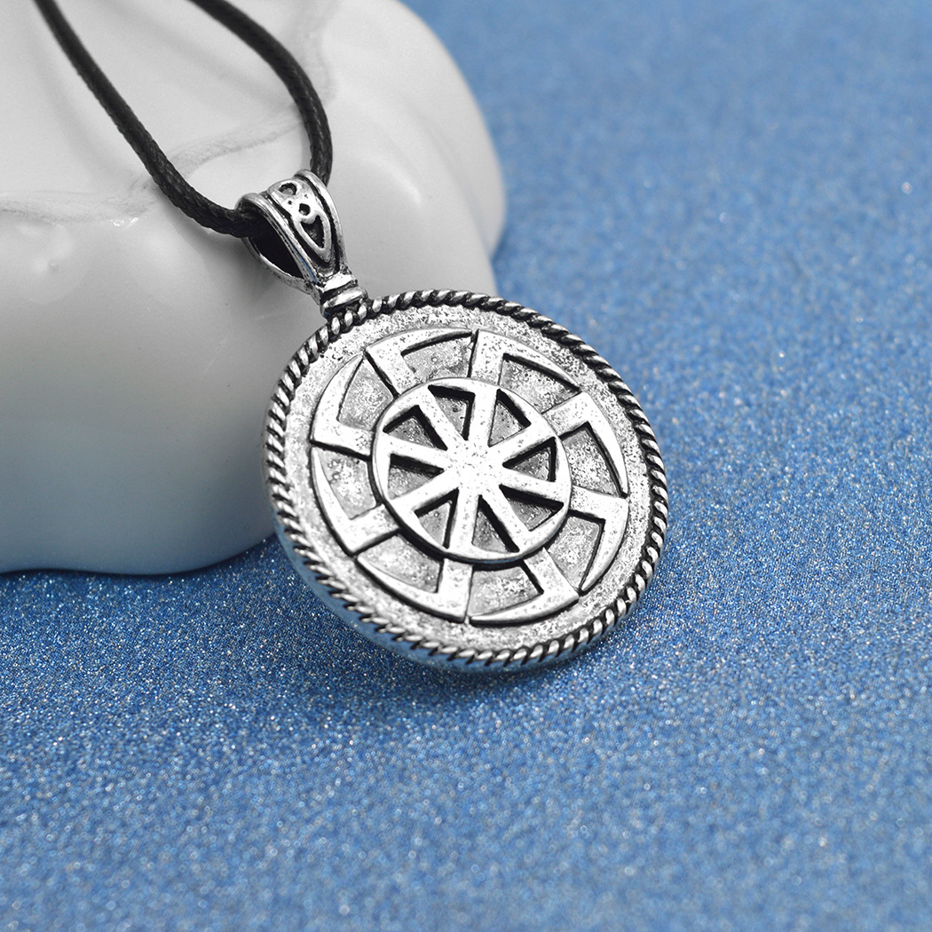 cxwind斯拉夫项链古色吊坠教徒项链 合金饰品速卖通亚马逊供货