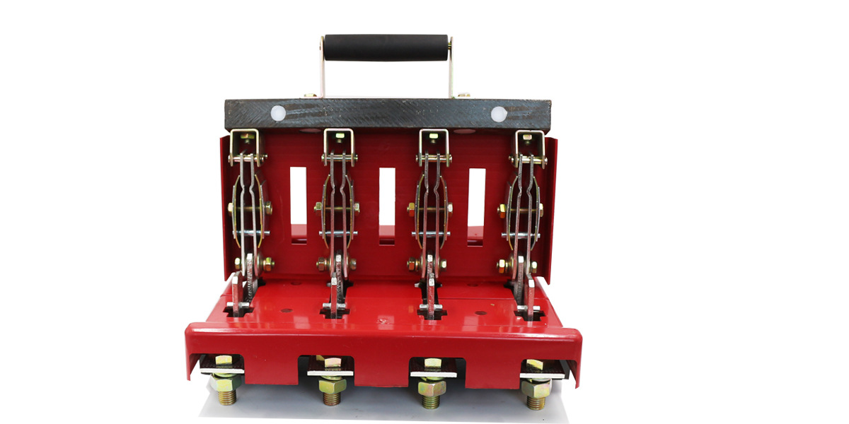 hd11f-630a/48加厚铜件绝缘板单投防误式刀开关 4相630a闸刀开关