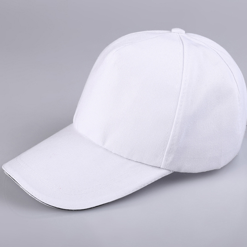 空白广告帽子定做批发旅游帽子定制纯色鸭舌帽定做棒球帽印字批发