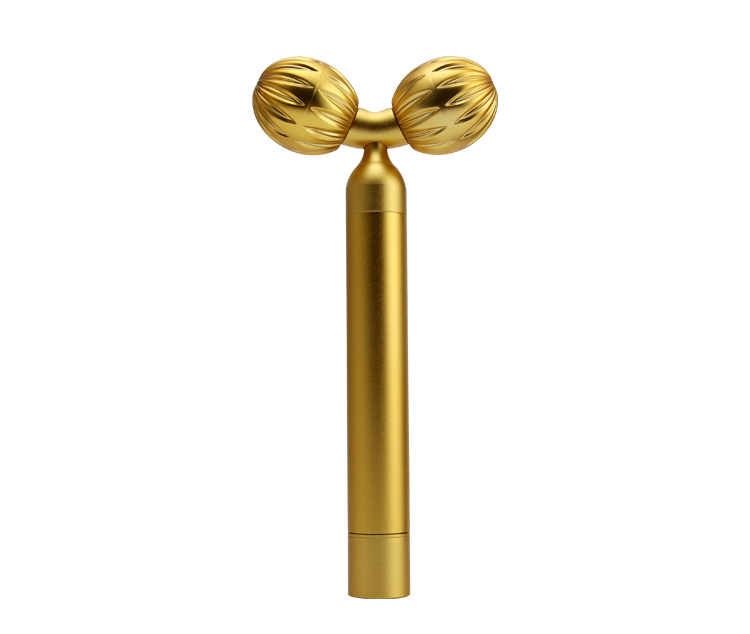 卡酷尚3d滚轮按摩器双球y型美颜仪脸部按摩提拉紧致家用美容器