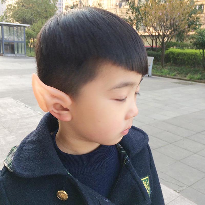 精灵半截耳朵用品装扮道具假尖耳朵乳胶搪胶妖精万圣节道具