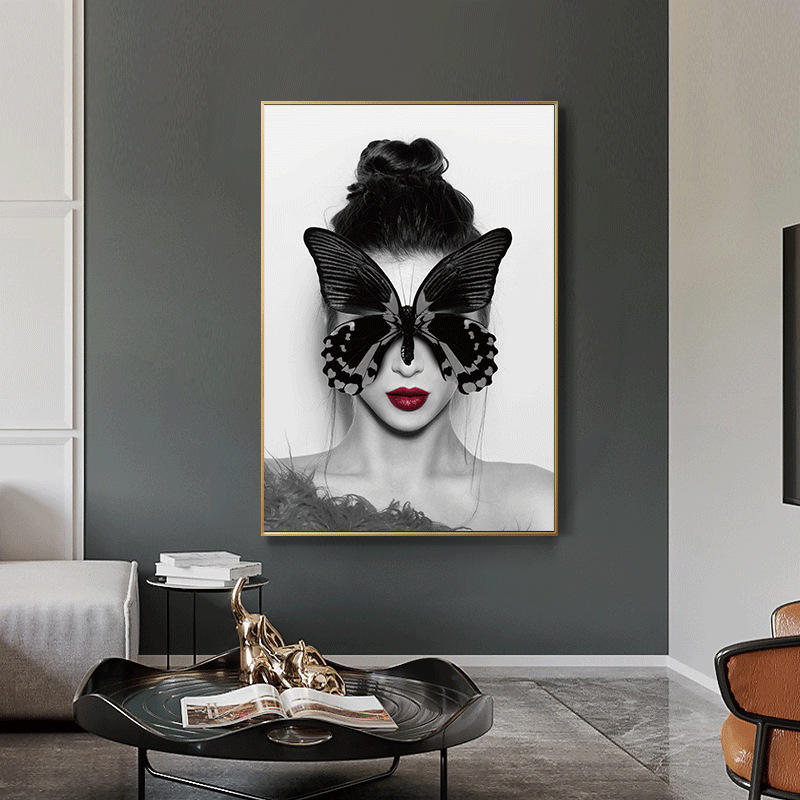 酒店客厅浴室美容院墙壁挂画美女人体艺术装饰画欧式少女人物玄关