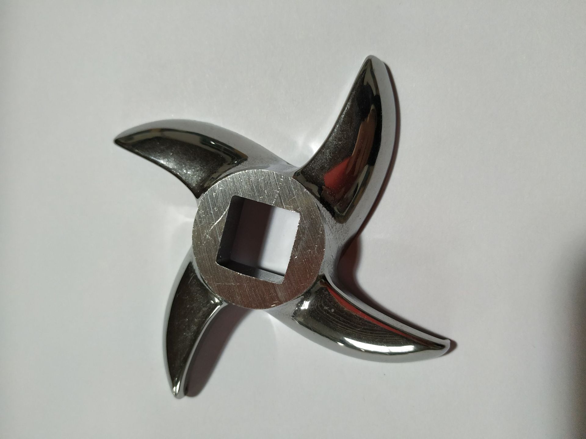 32绞肉机刀片绞肉刀十字刀碎肉不锈钢刀片 绞肉机配件 尖头刀