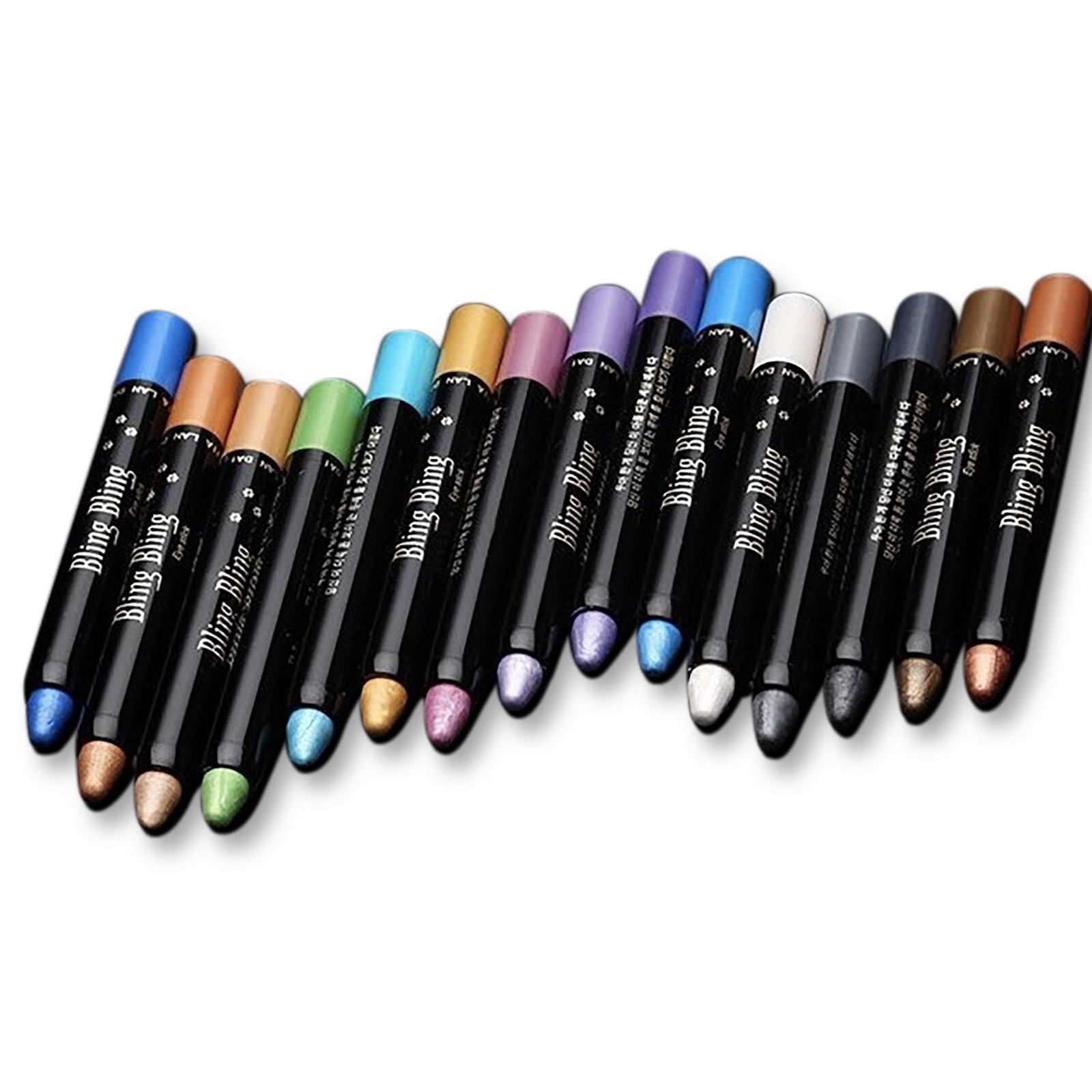 Colorful Pearlescent Eyeliner Pen Eyeliner Highlighter Eyeliner Pen Eyeliner Eye Shadow Pen Simple Package