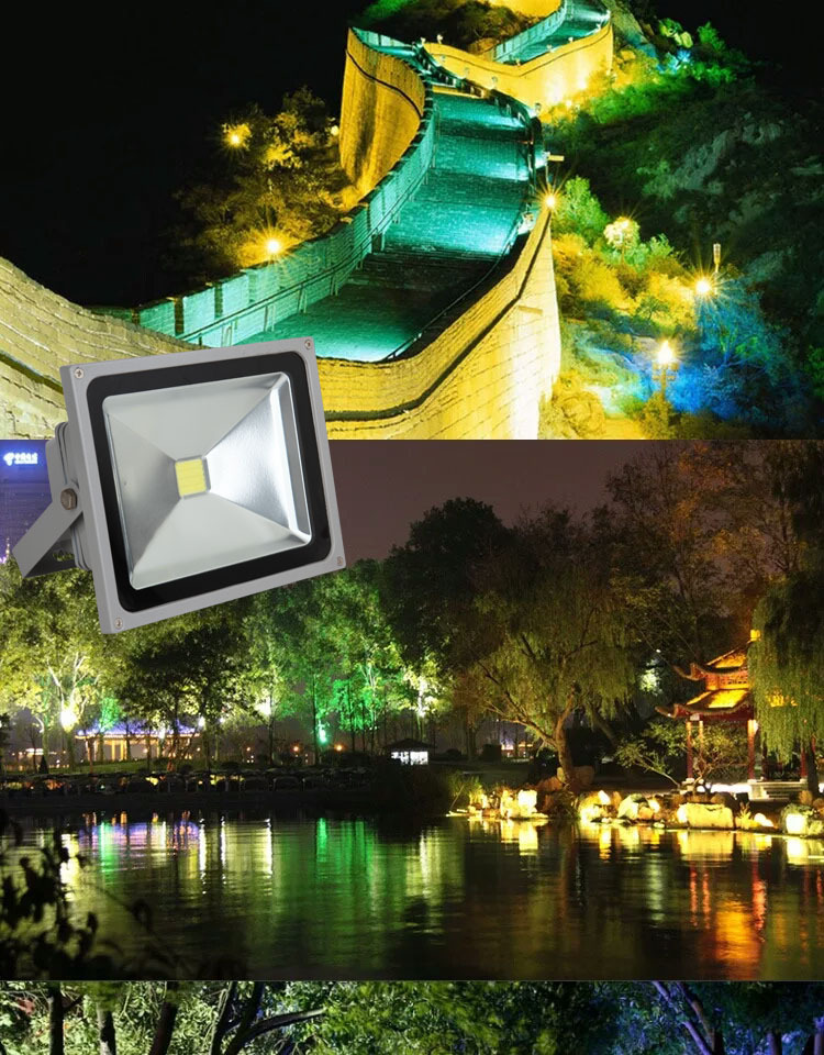 led投光灯50w100w200w400w户外投射灯球场灯广告招牌灯工业照明灯