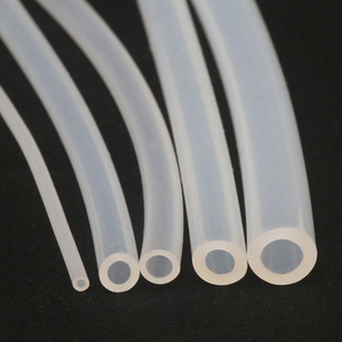 厂家定制硅橡胶耐高低温食品级高透明婴儿奶瓶吸管软管