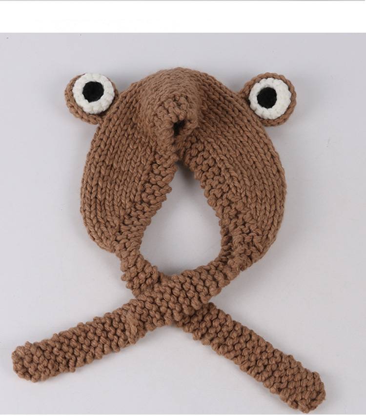 手工编织毛线护耳发带保暖耳套女秋冬韩版可爱ins针织可折叠耳罩