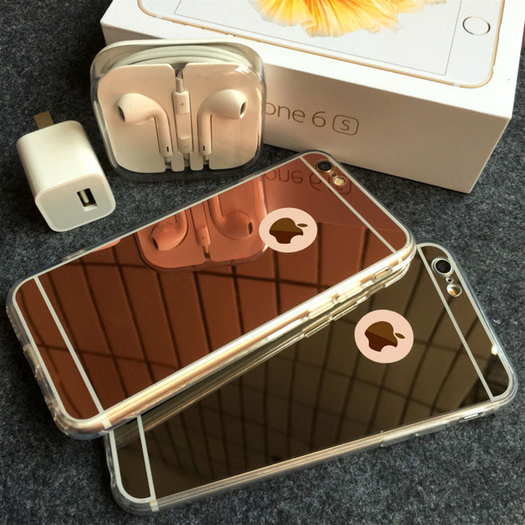 1.5精孔亚克力电镀镜面反光iphone12手机壳 适用苹果13镜面亚克力