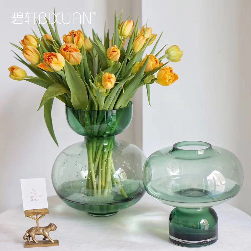 Pear-Shaped Glass Vase Hydroponic Vase Home Crafts Nordic Ornaments Flower Ware Wholesale