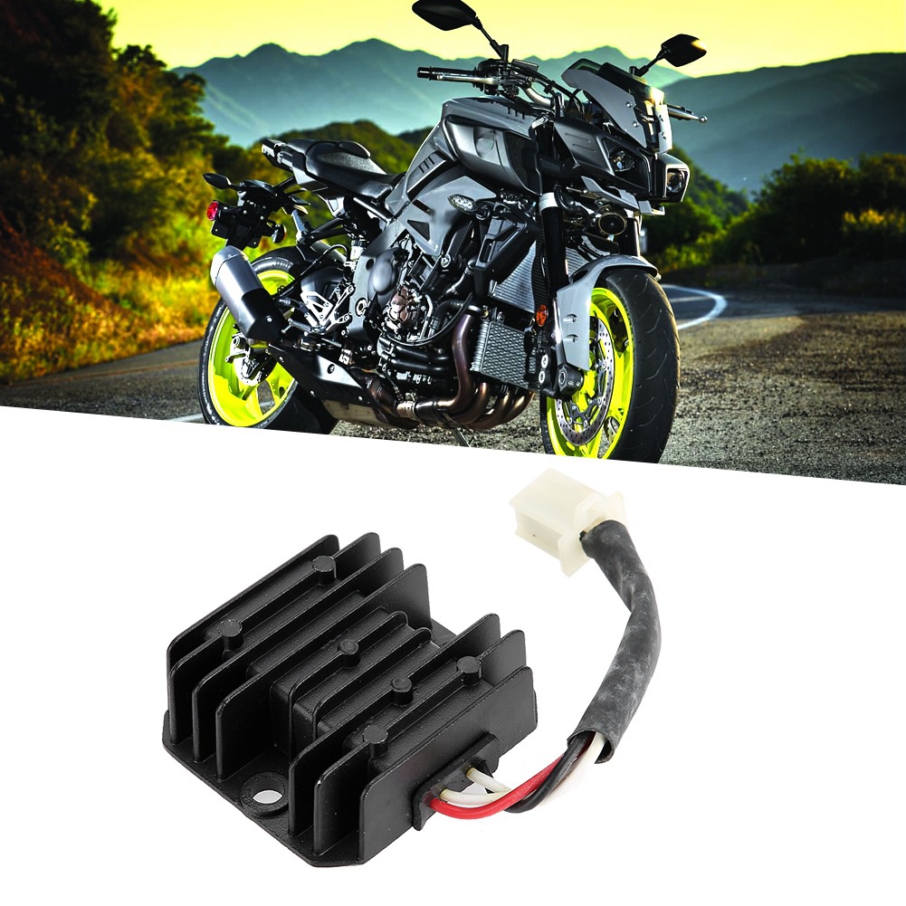 适用于ymh摩托车12v直接电压整流器调节器稳压器 4线