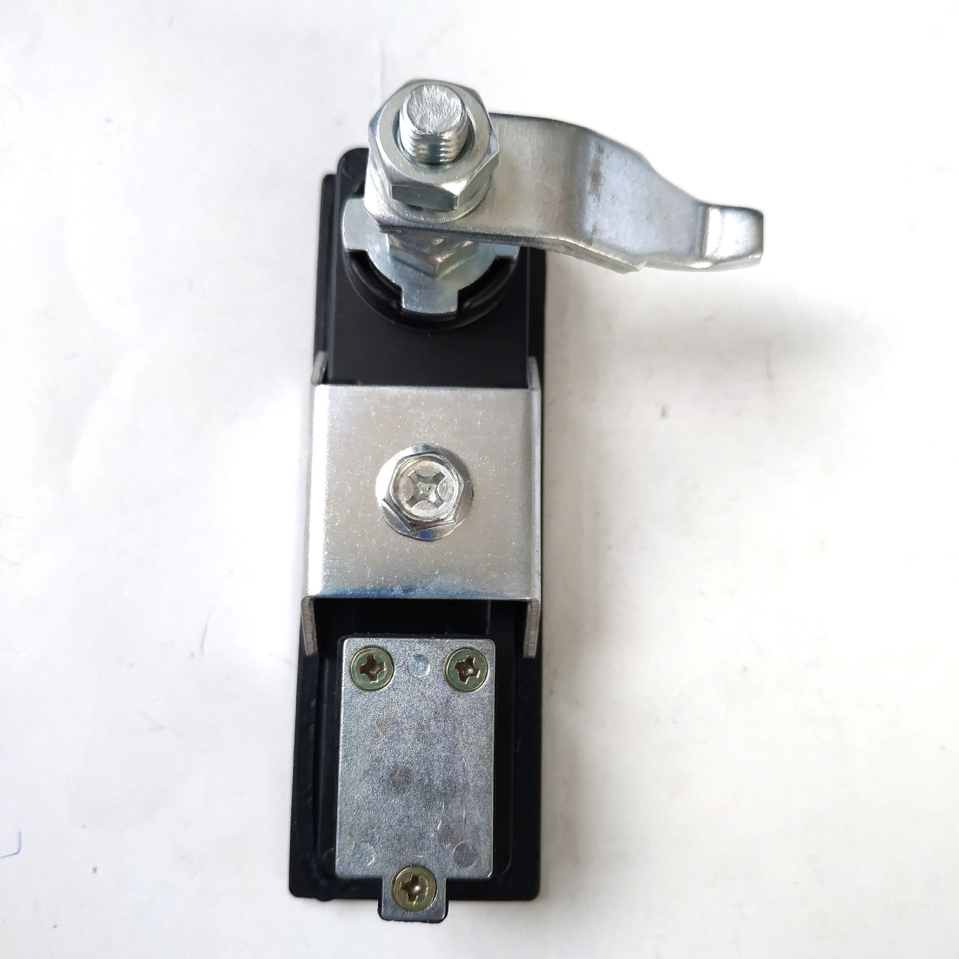 优质机械压缩收紧柜锁ms727安全防震可靠锌合金平面机箱柜防水锁