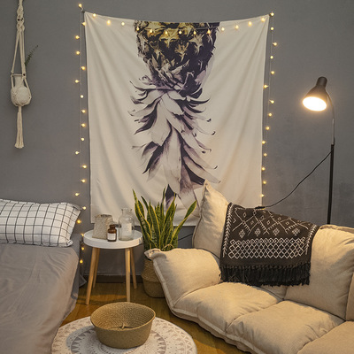 背景布ins挂布墙布大号挂毯北欧风格房间韩国网红少女卧室装饰布