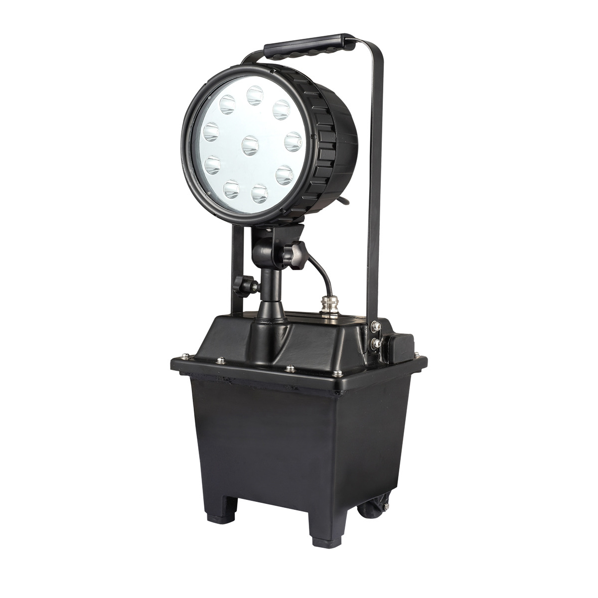 耐比led移动式防爆泛光工作灯30w升降移动灯体式防爆泛光工作灯