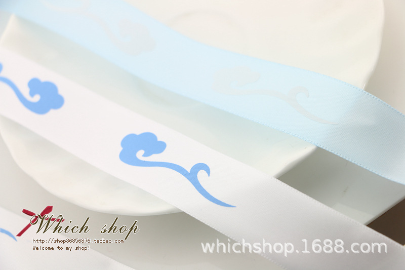 25mm云纹抹额祖师发带专用丝带古风动漫衍生周边cos蓝忘机魏无羡