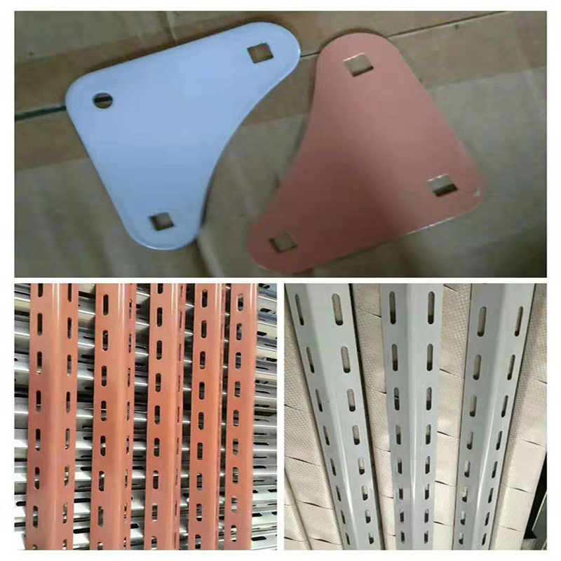 冲孔角钢货架专用三角片角码片螺丝万能角钢货架配件五金配件