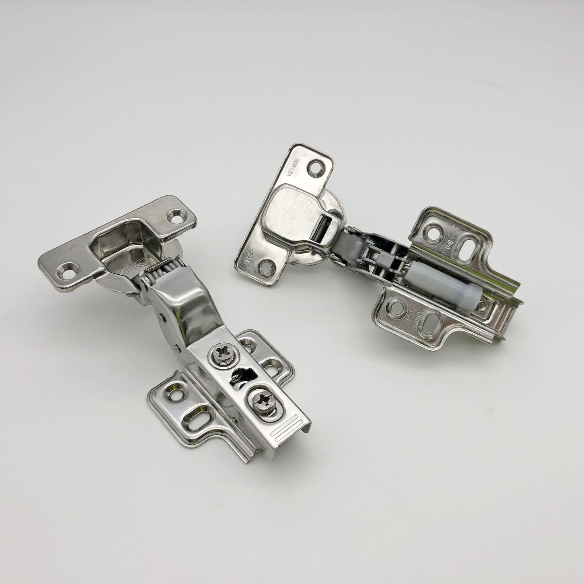 东泰dtcs80 304不锈钢铰链衣柜飞机铰 橱柜弹簧阻尼液压铰链合页