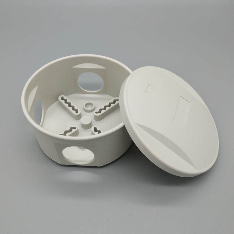 厂家供应 圆形接线盒电源电线盒过路盒明装线盒分线盒abs