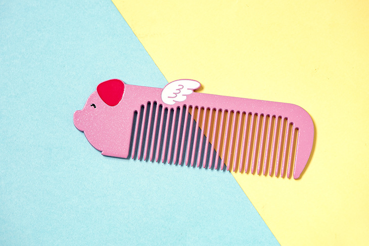 八门虫社 oho1 动物金属小梳子便携创意小礼品生日女生赠品zakka